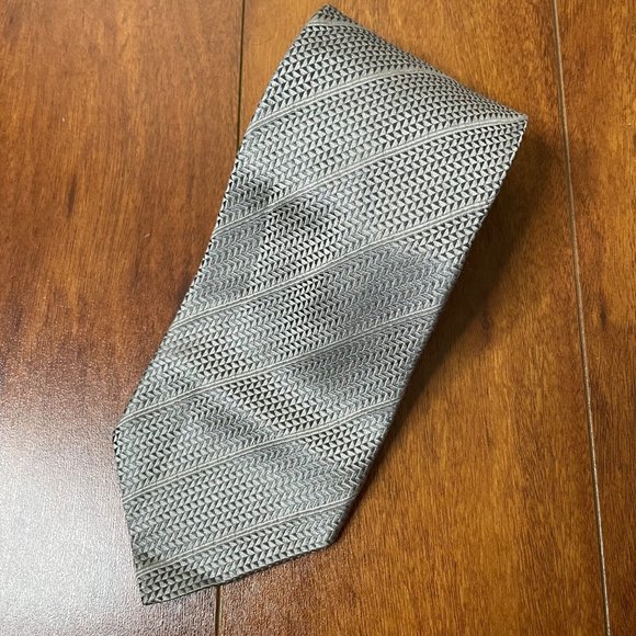 Ermenegildo Zegna Other - Ermenegildo Zegna Silk Neck Tie Silver Gray